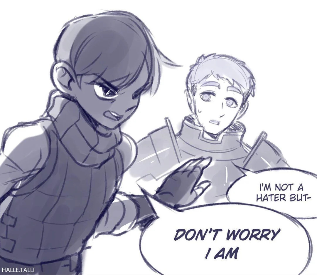 I'm not a hater but Blank Meme Template