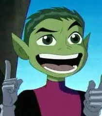 Classic 2003 Beast Boy Blank Meme Template