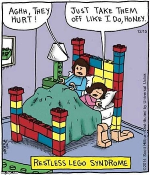 If only it was that simple... | image tagged in the argyle sweater,lego,puns,comics | made w/ Imgflip meme maker