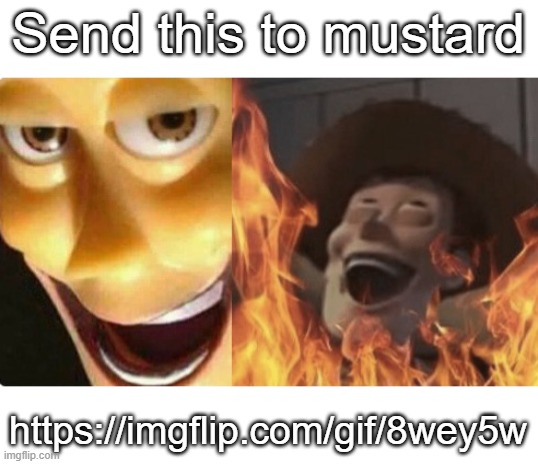 Satanic woody (no spacing) | Send this to mustard; https://imgflip.com/gif/8wey5w | image tagged in satanic woody no spacing,sus | made w/ Imgflip meme maker