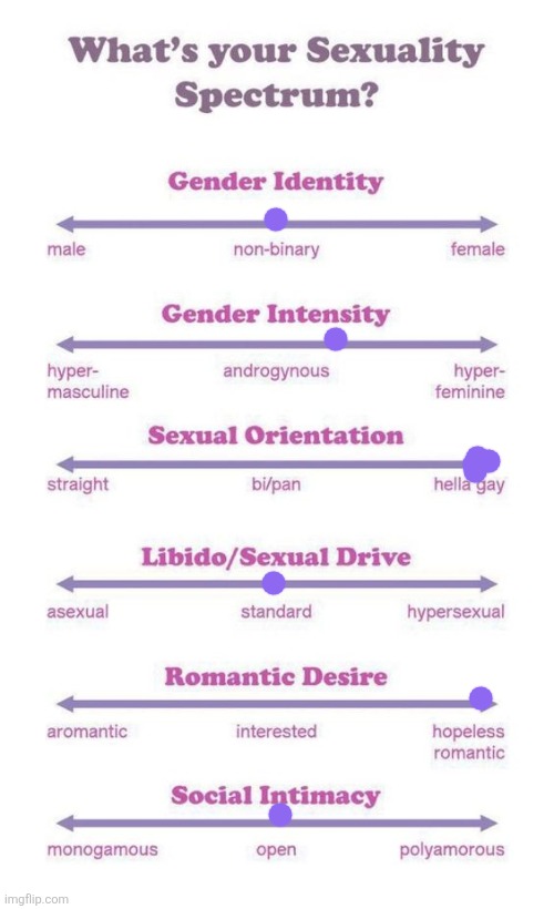 Welp...saw this | image tagged in what's your sexuality spectrum | made w/ Imgflip meme maker