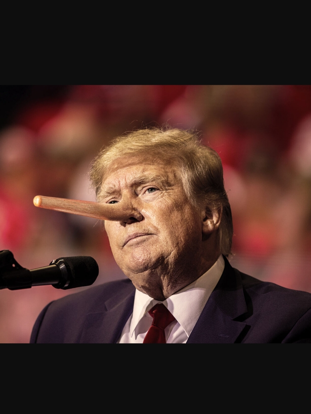 Trump pinocchii Blank Meme Template