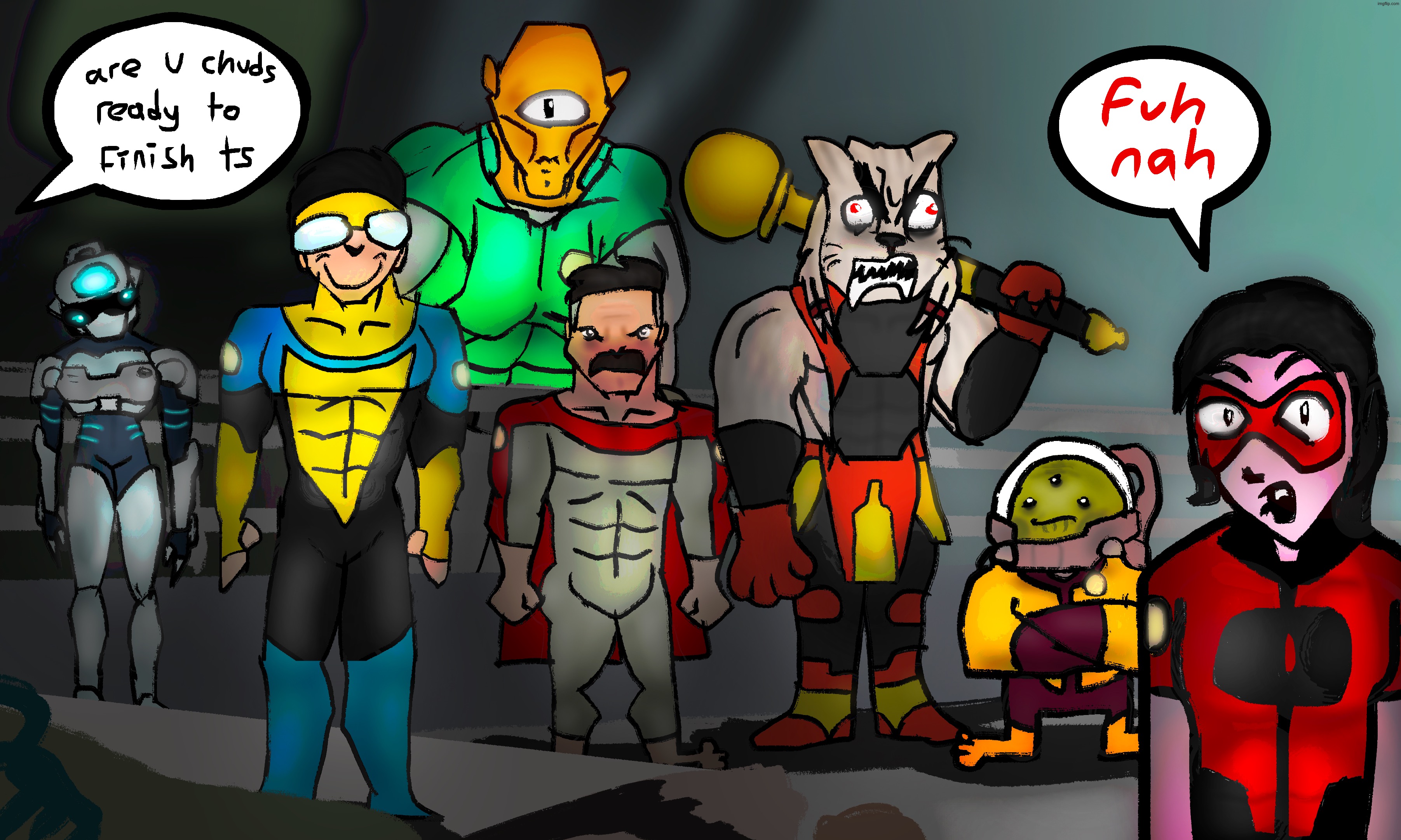 mark invincible season four 4 fanart | made w/ Imgflip meme maker