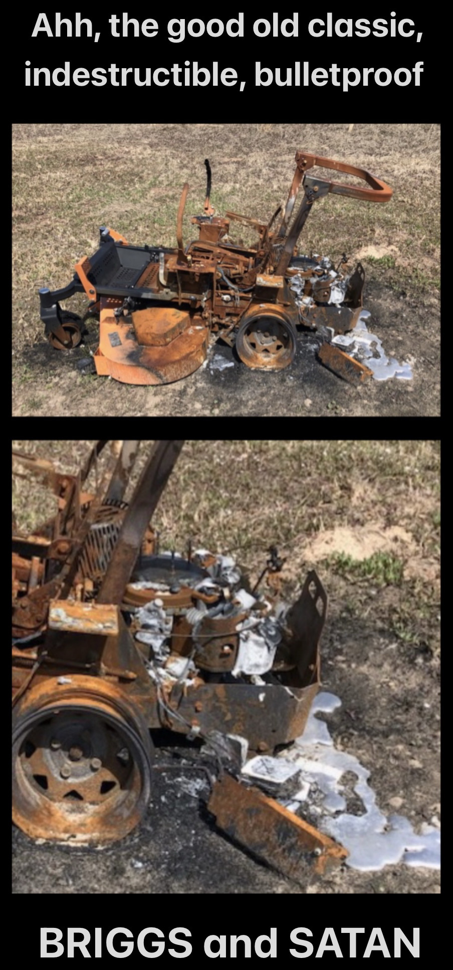 Briggs and Satan Blank Meme Template
