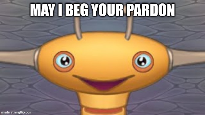 Front face piplash | MAY I BEG YOUR PARDON | image tagged in front face piplash | made w/ Imgflip meme maker