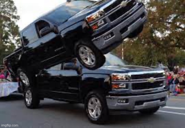 Two truck making love | image tagged in two trucks | made w/ Imgflip meme maker