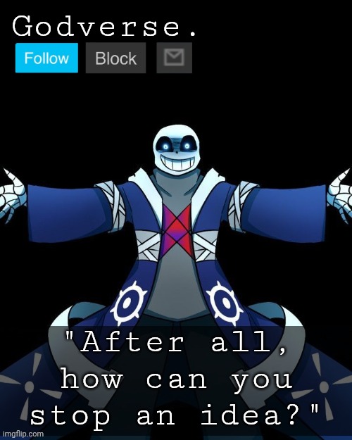 High Quality Godverse. Announcement Template #1 Blank Meme Template