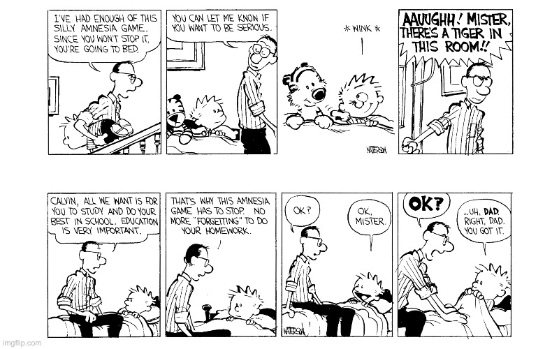 image tagged in calvin and hobbes,comics | made w/ Imgflip meme maker