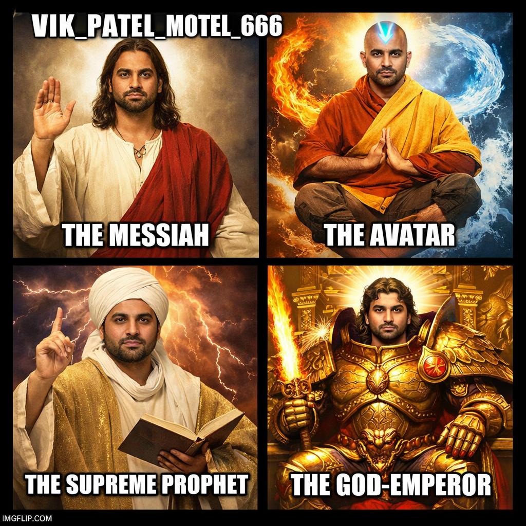 Vik_Patel_Motel_666 Blank Meme Template