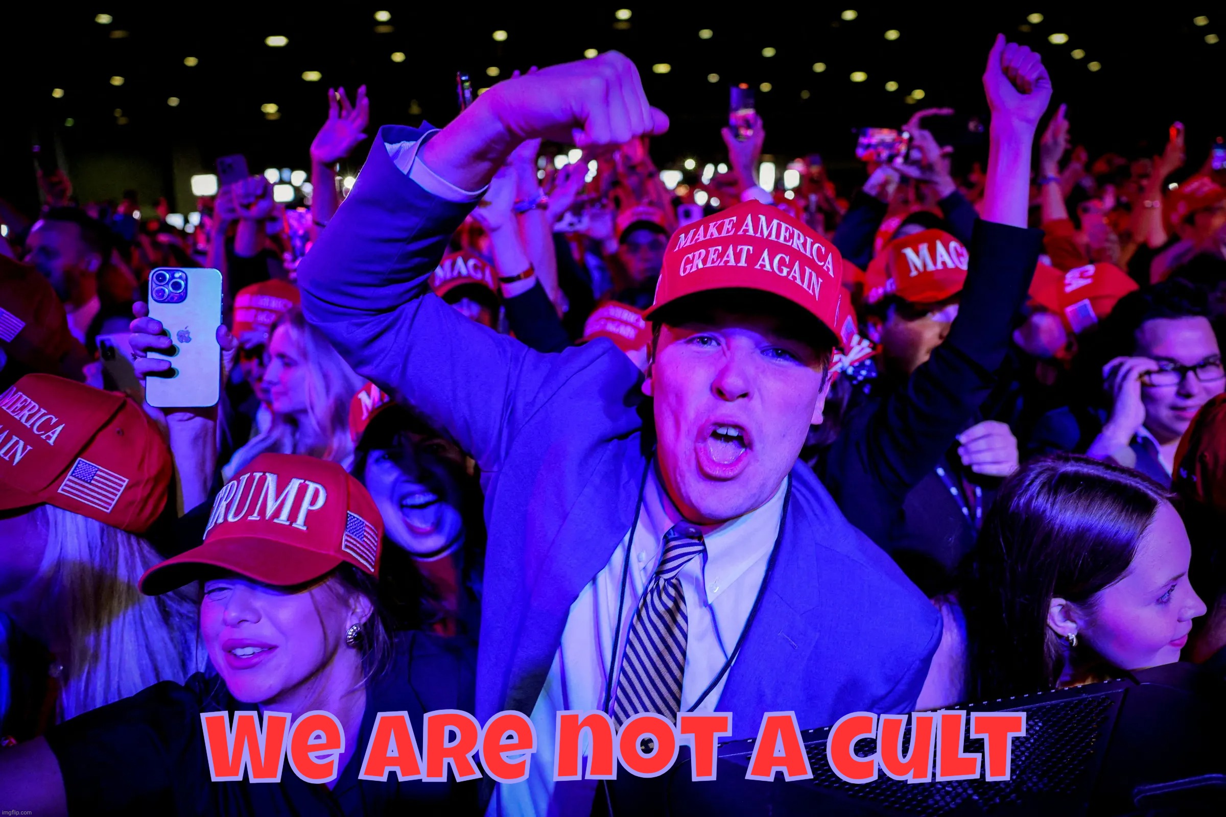 If it walks like a duck, and it quacks like a duck, then it isn't these low IQ dingbats acting like Trump is Jesus | We are not a cult | image tagged in maga,maga cult,trump cult,cult 45,cult 47,walks quacks duck | made w/ Imgflip meme maker