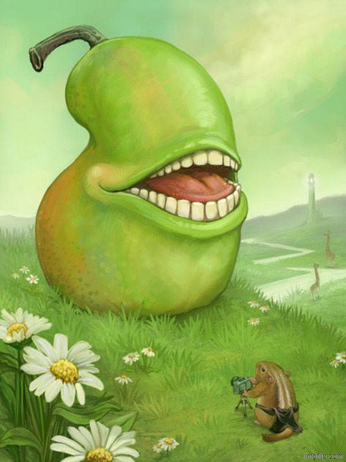 Pear With Mouth | image tagged in lol wut pear,pear | made w/ Imgflip meme maker