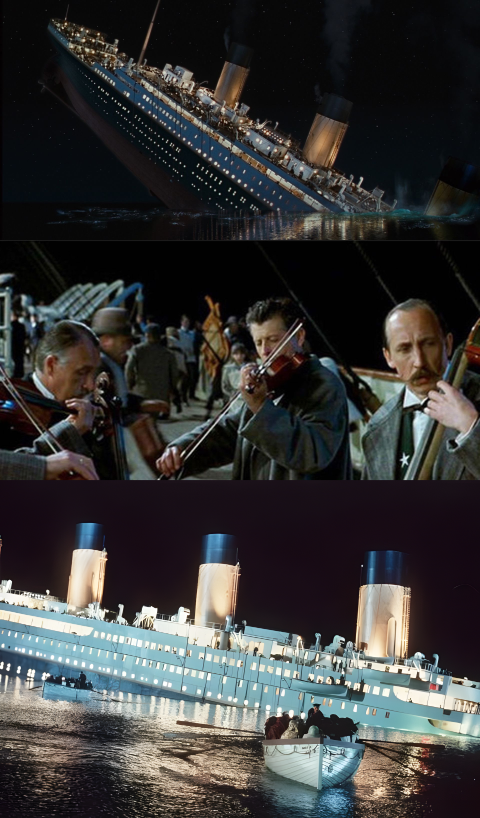 Titanic Musicians Leaving Blank Meme Template