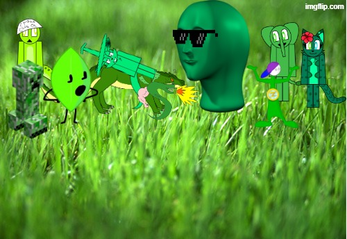 Grassy Scene | image tagged in grass is greener,memes,fauna world,meme man | made w/ Imgflip meme maker