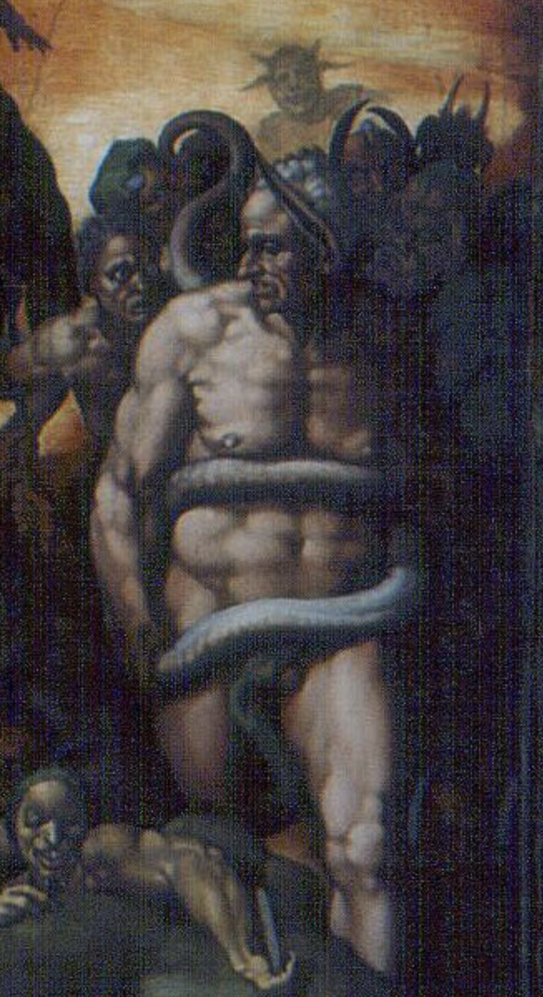 Hell + Snake Fellatio + Donkey Ears Blank Meme Template