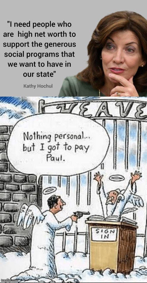 Robbing Peter to pay Paul | image tagged in robbing peter to pay paul,democratic socialism | made w/ Imgflip meme maker