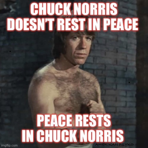 Chuck Norris Blank Meme Template