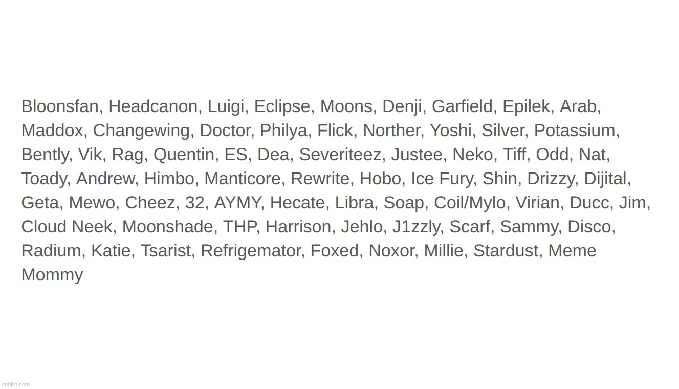 so like is there any more relevant people i should add to that bingo | made w/ Imgflip meme maker