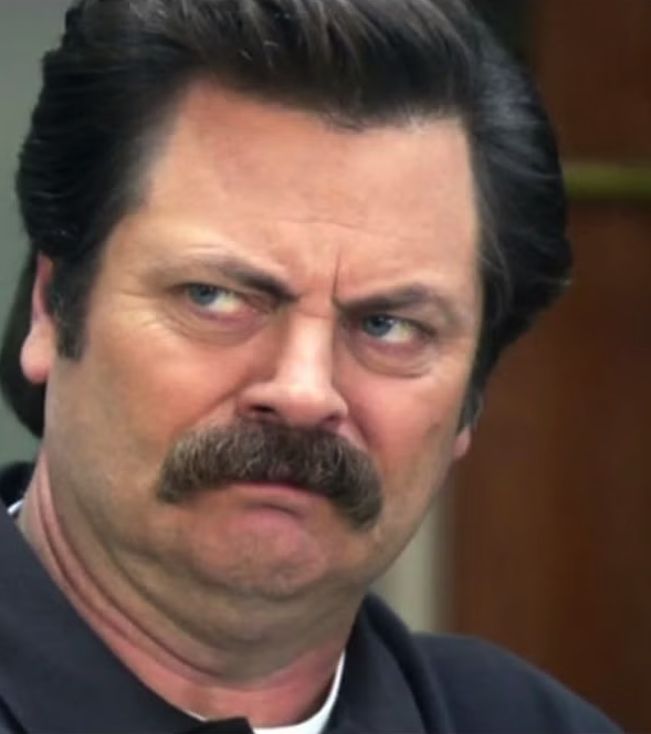 ron swanson Blank Meme Template