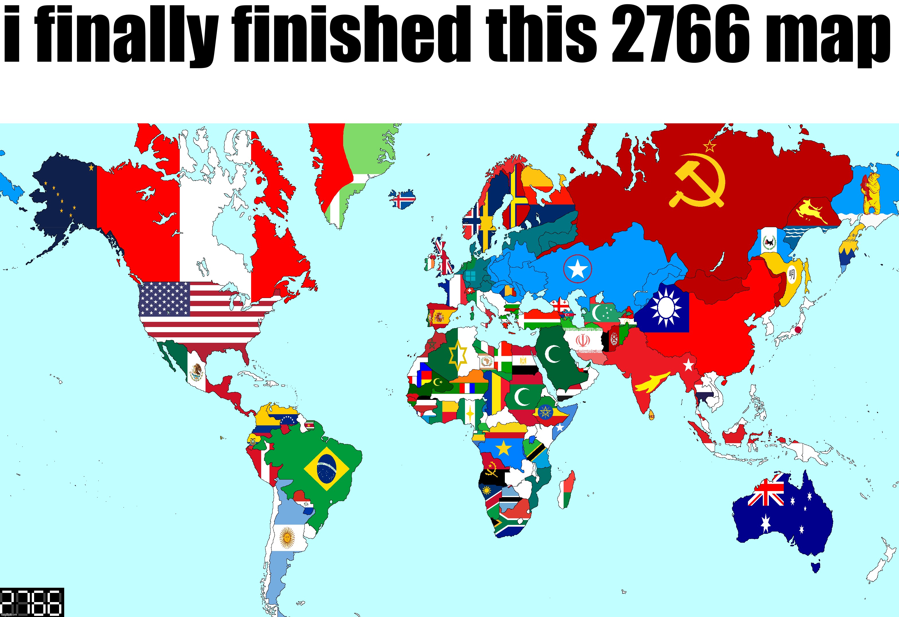 i finally finished this 2766 map | made w/ Imgflip meme maker