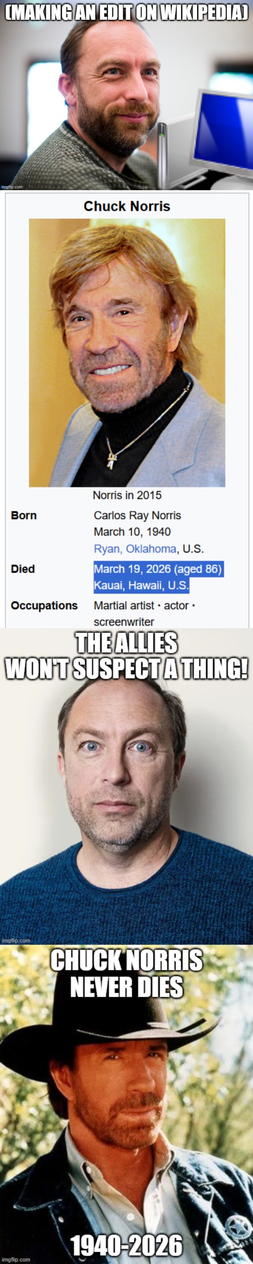 Tribute to Chuck Norris | made w/ Imgflip meme maker