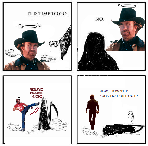 Chuck Norris Blank Meme Template