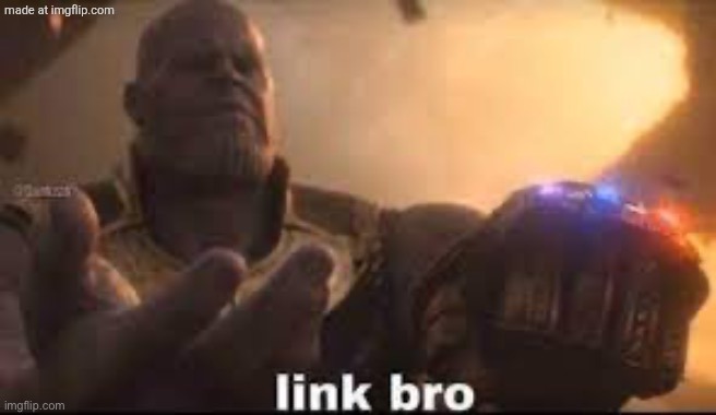 link bro Blank Meme Template