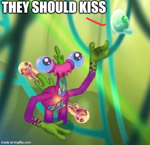 Is this a Wingaling? | THEY SHOULD KISS | image tagged in is this a wingaling | made w/ Imgflip meme maker