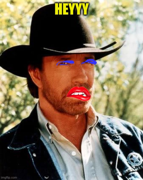 Chuck Norris Meme | HEYYY | image tagged in memes,chuck norris | made w/ Imgflip meme maker