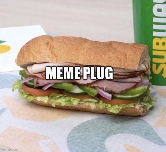 Subway sandwich | MEME PLUG | image tagged in subway sandwich | made w/ Imgflip meme maker