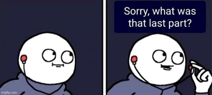 Sorry what was that last part? | image tagged in sorry what was that last part | made w/ Imgflip meme maker