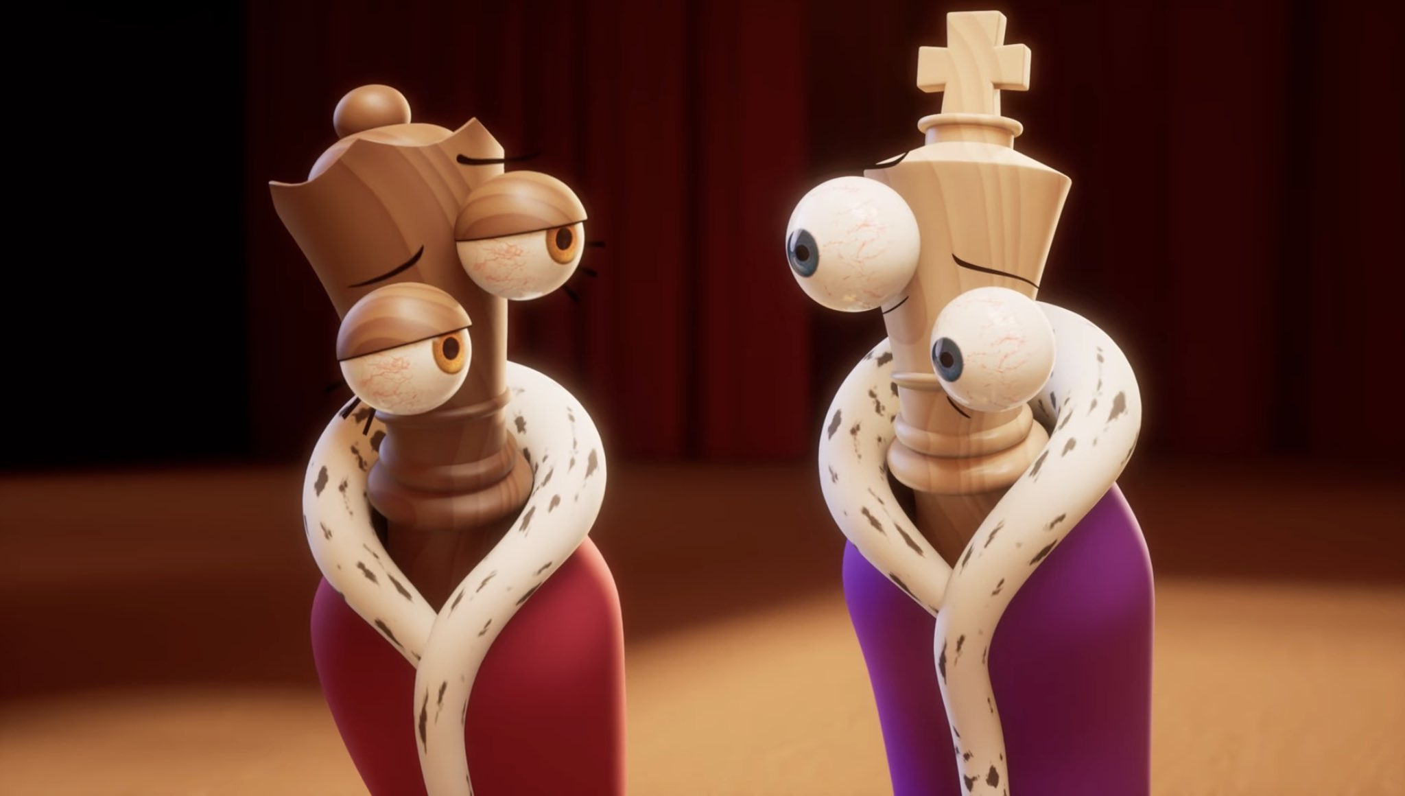 Kinger and Queenie Blank Meme Template