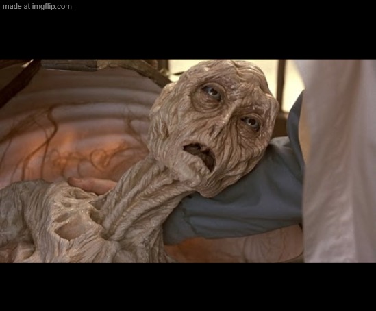 Alien Dying | image tagged in alien dying | made w/ Imgflip meme maker