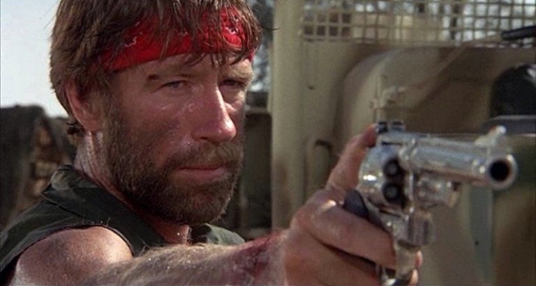Chuck Norris as Lone Wolf McQuade Blank Meme Template