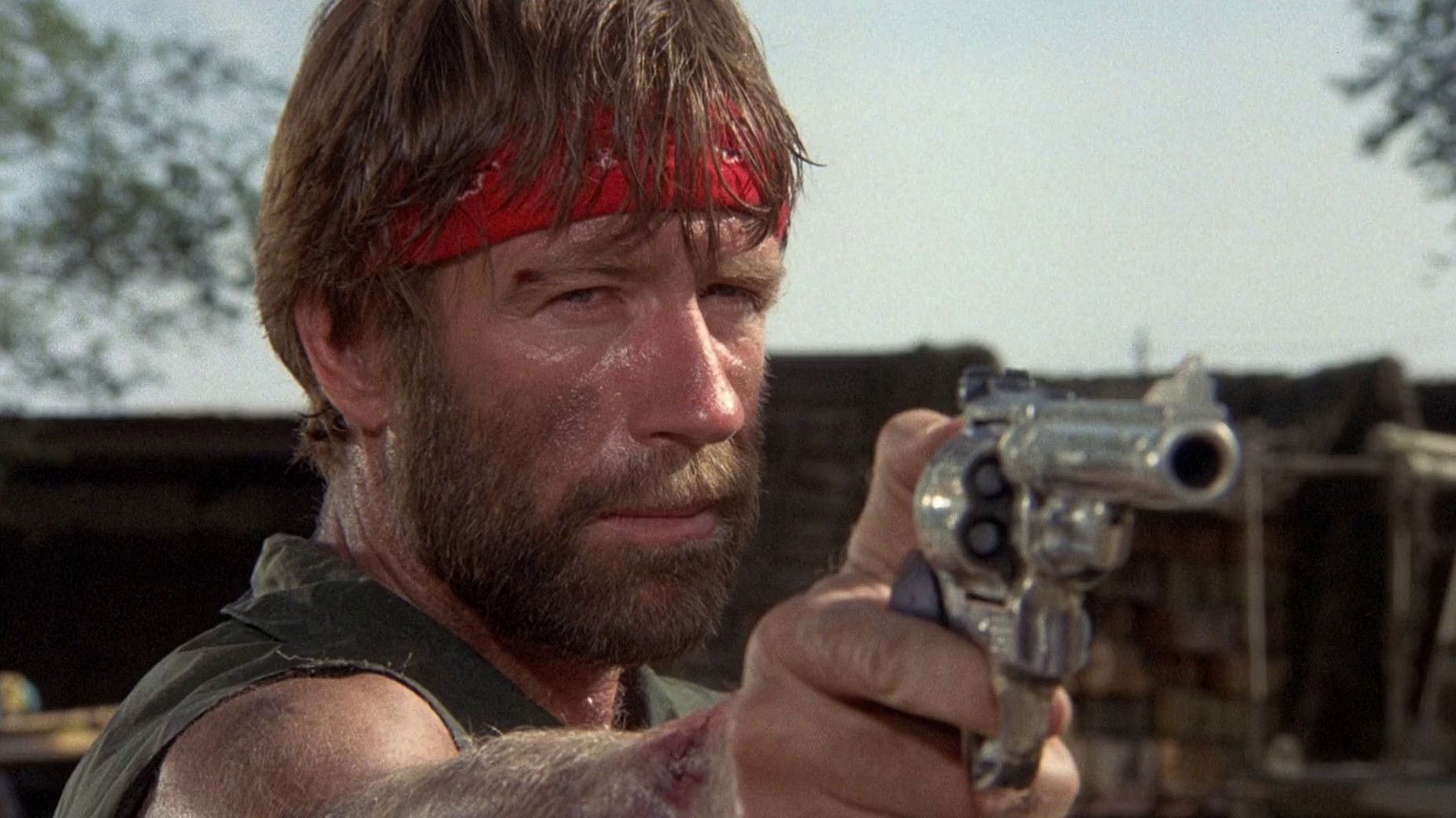 Chuck Norris m29 .44 Magnum Blank Meme Template
