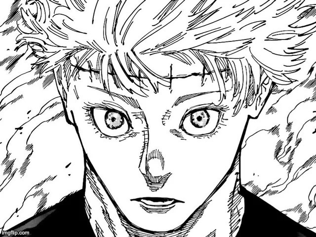 when a jjk larger GENUINELY says anything so I GENUINELY gotta post ts | made w/ Imgflip meme maker