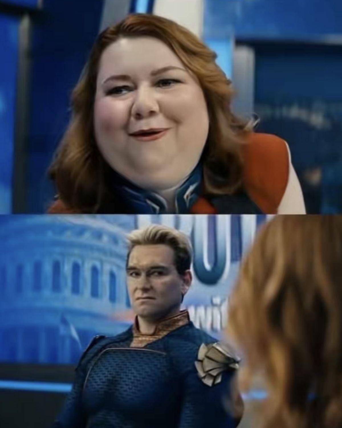 Homelander firecracker Blank Meme Template