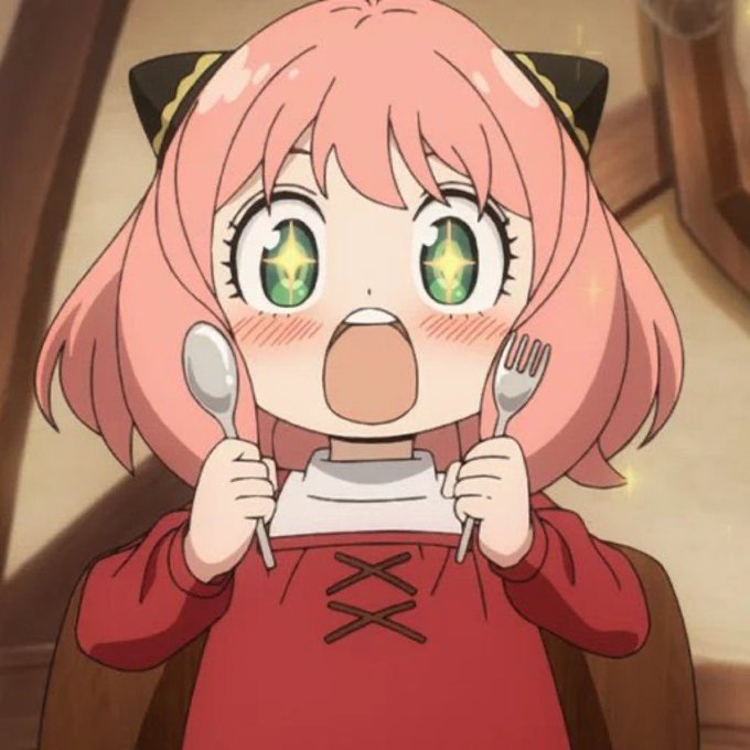 cuteAnya Blank Meme Template