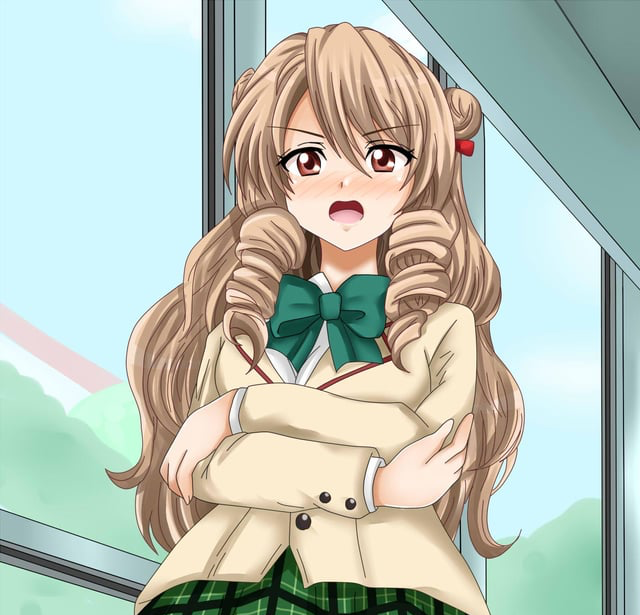 Tenjoin from To Love Ru Blank Meme Template