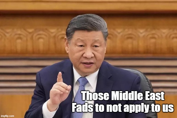 Those Middle East Fads to not apply to us | made w/ Imgflip meme maker