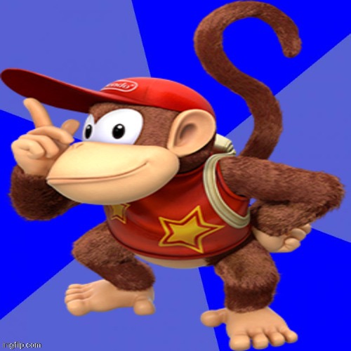 h | image tagged in diddy kong | made w/ Imgflip meme maker