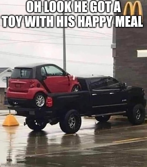 Oh Look He Got A Toy With His Happy Meal | Oh look he got a toy with his happy meal | image tagged in chrisjoines1 | made w/ Imgflip meme maker