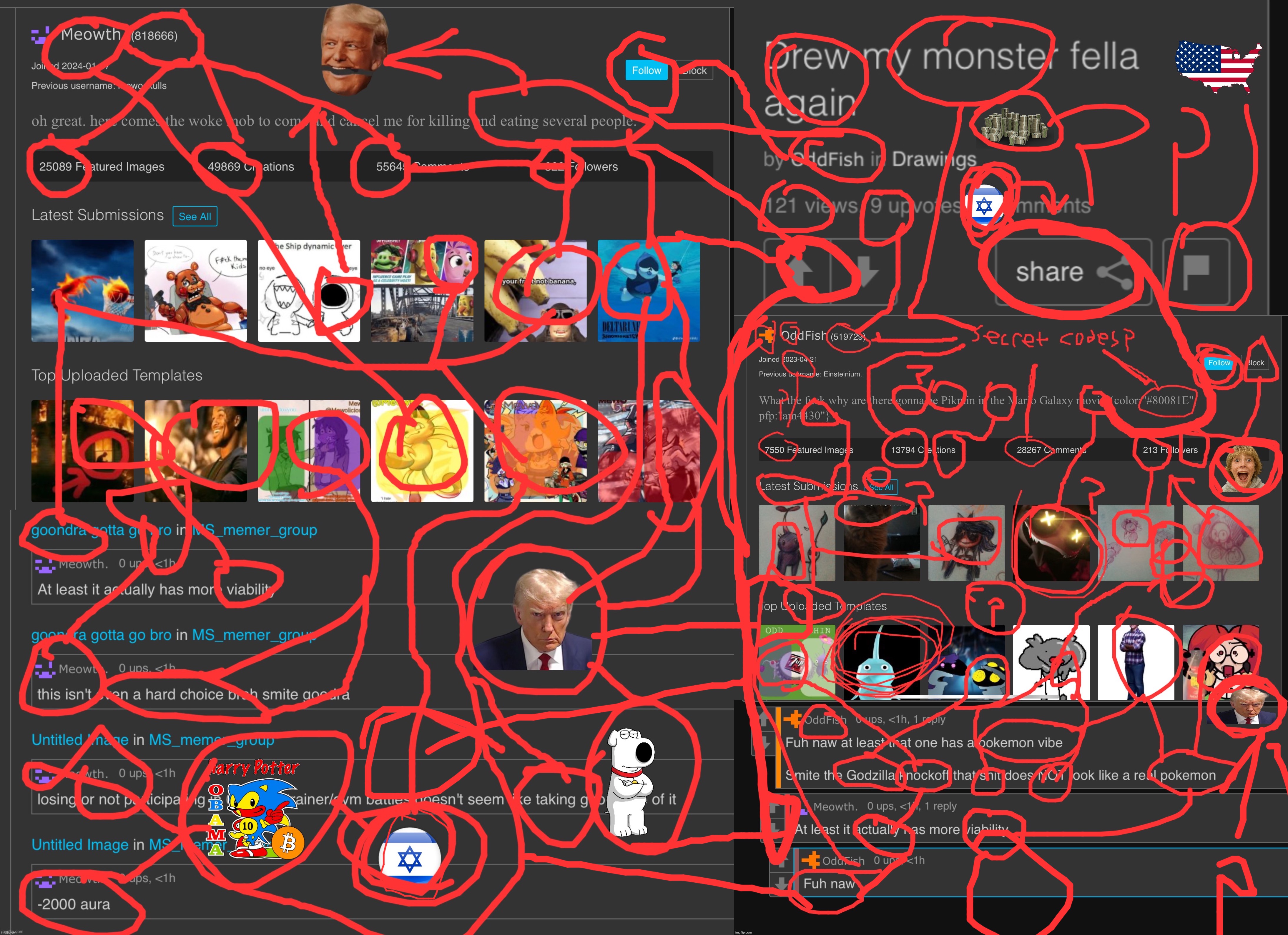 proof mewo and odd are government spies | made w/ Imgflip meme maker