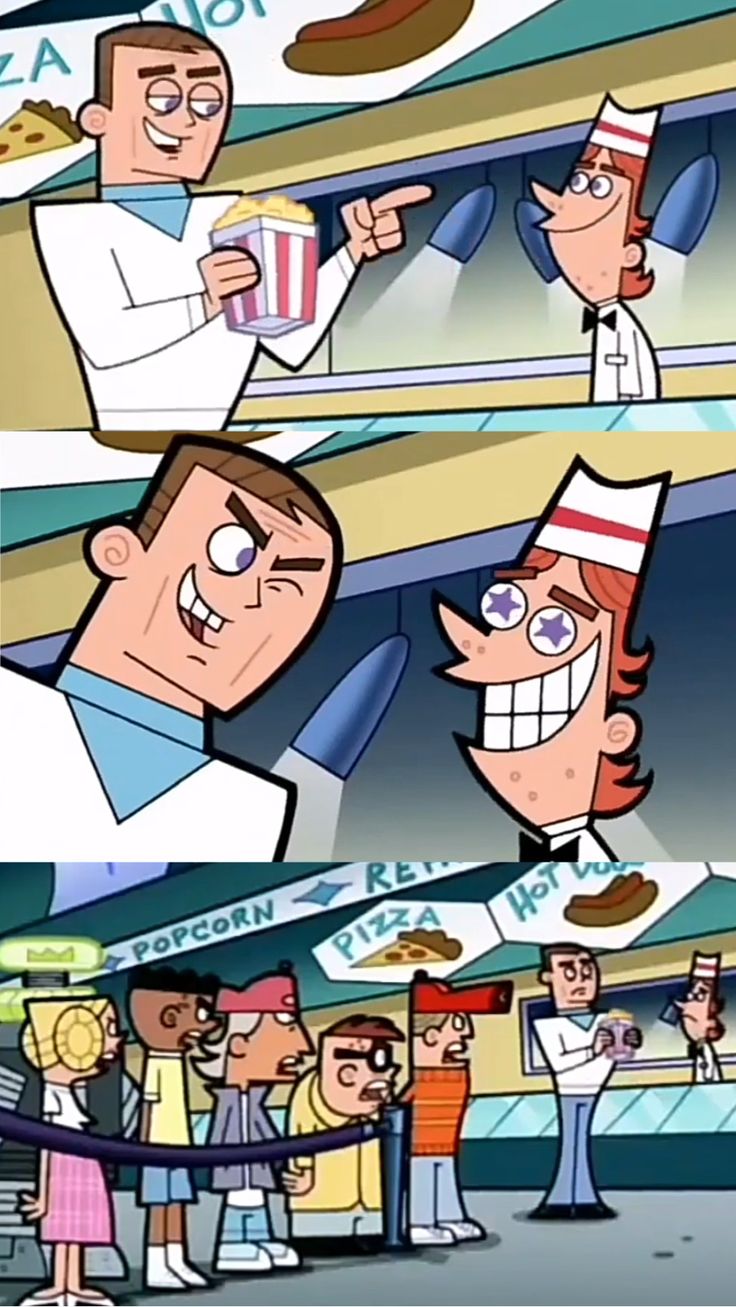 Cat man fairly odd parents Blank Meme Template