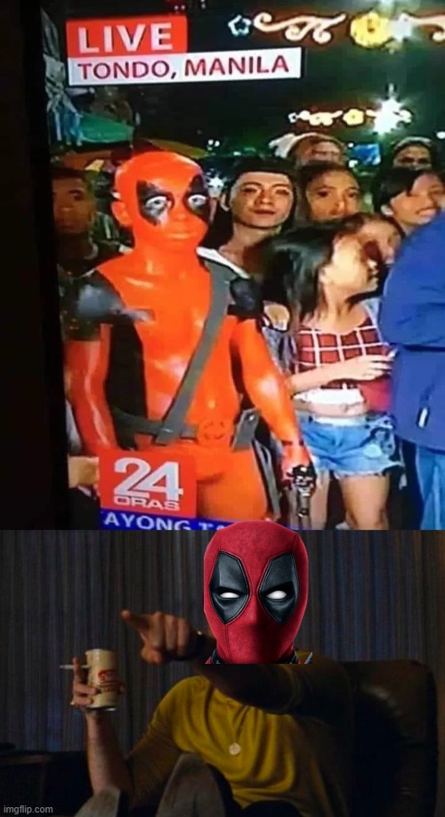 Deadpool Found Deadpool | image tagged in dicaprio hollywood | made w/ Imgflip meme maker