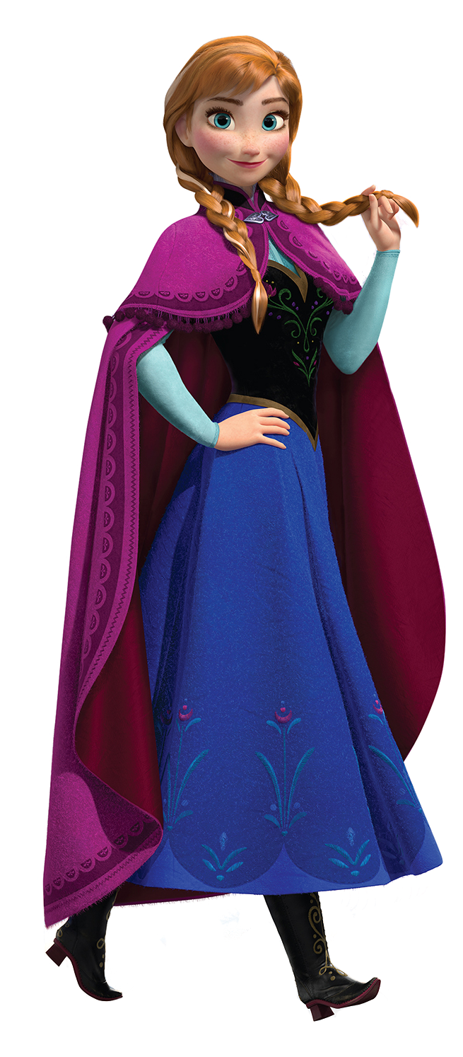 Anna (Frozen) PNG Blank Meme Template