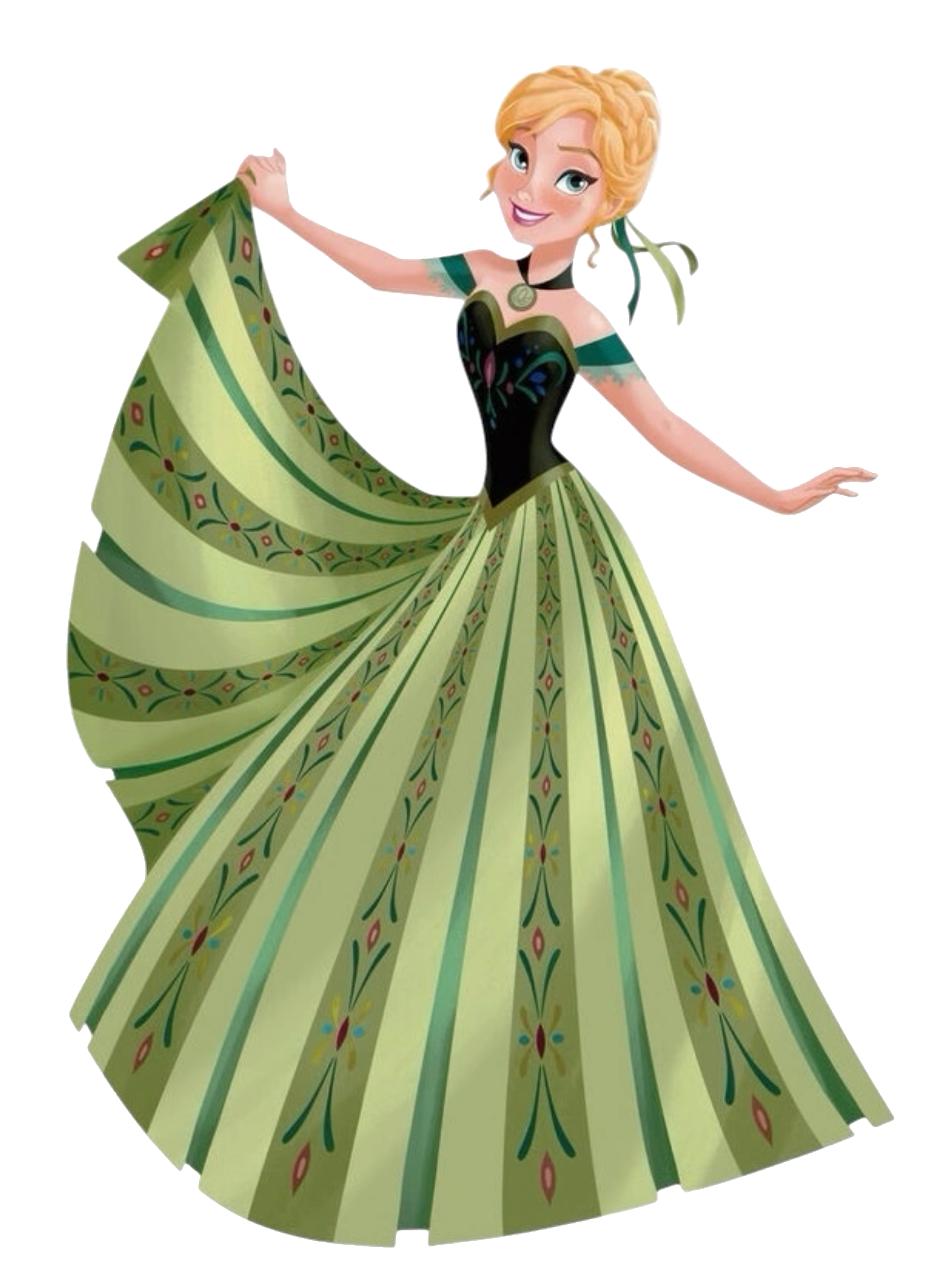 Anna in her Coronation Gown Blank Meme Template