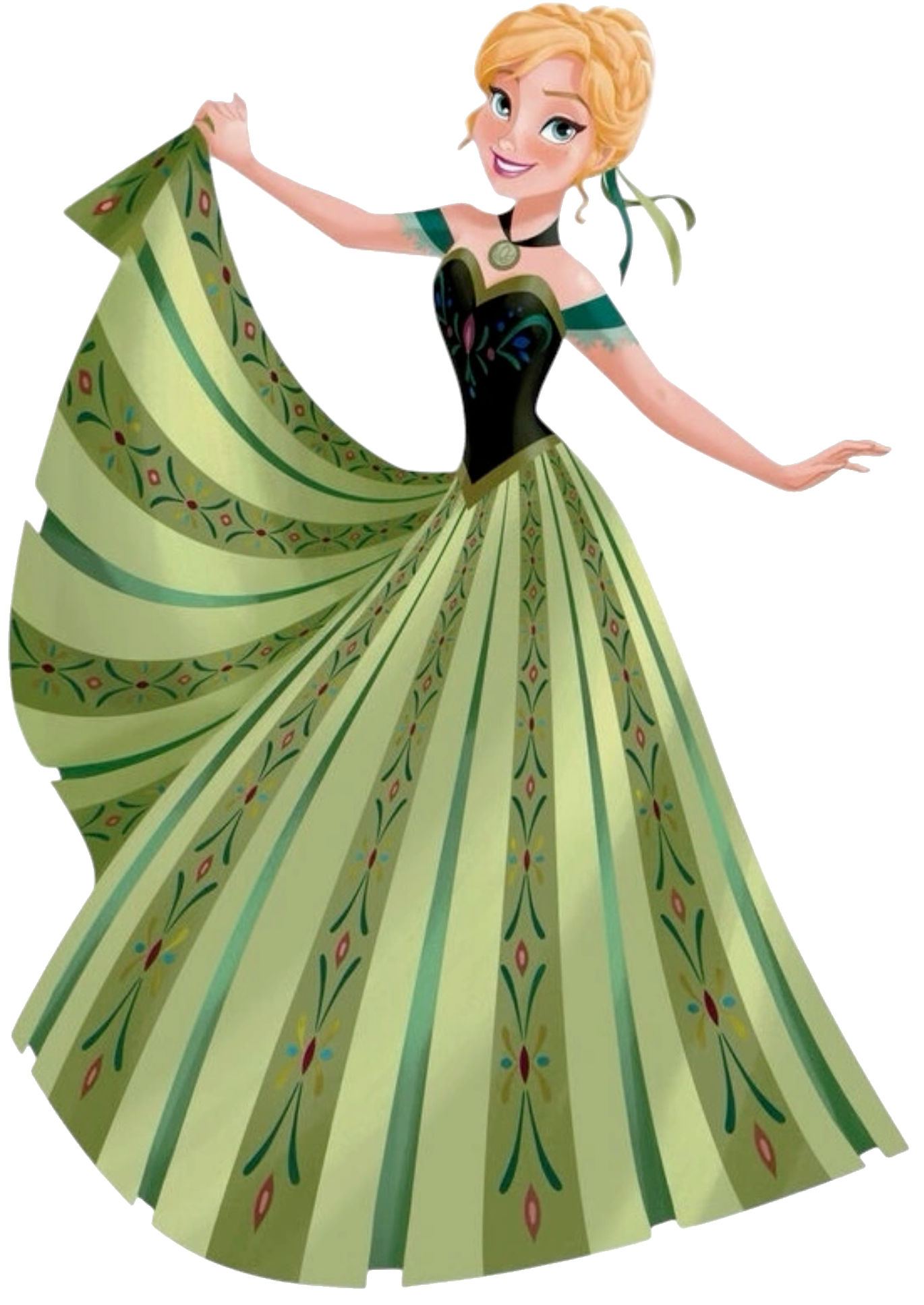 Princess Anna of Arendelle Blank Meme Template