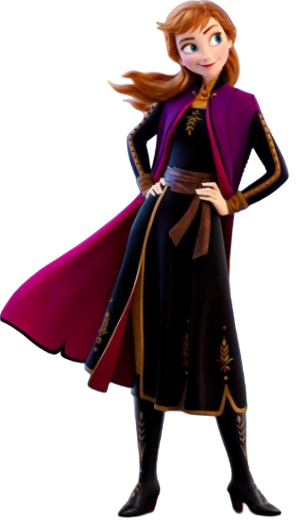 Anna in her Sequel Outfit Blank Meme Template