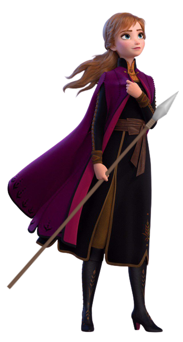 Anna (With Spear) Png Blank Meme Template
