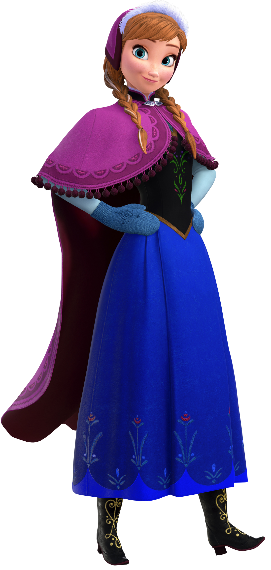 Princess Anna of Arendelle Blank Meme Template
